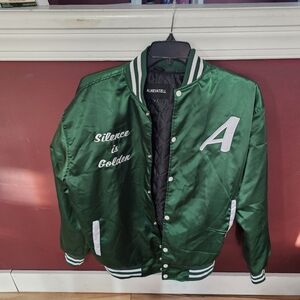 Green Bomberjacket for Men Size L, used